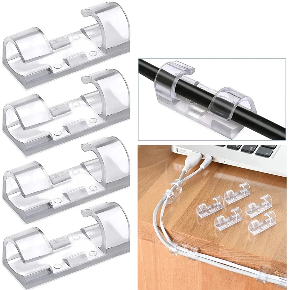 Bobbin Organizer Box - 20/40 قطعة مشابك تنظيم الكابلات، منظم