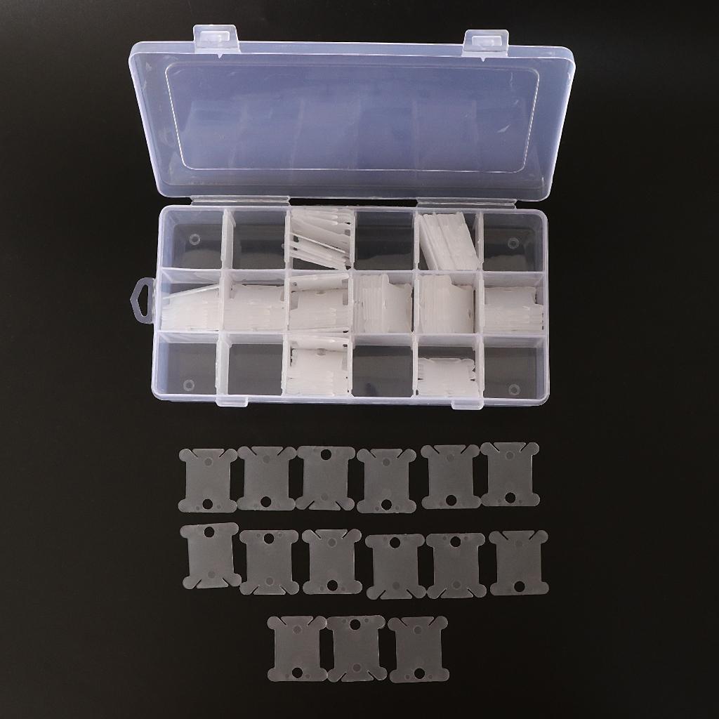 Bobbin Organizer Box - صندوق منظم بكرات الخيط مع 100