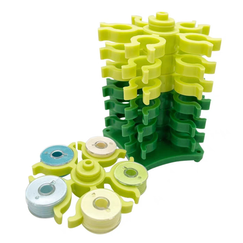 حامل مشبك تخزين لماكينة الخياط - مراجعة Bobbin Organizer Box وسعره