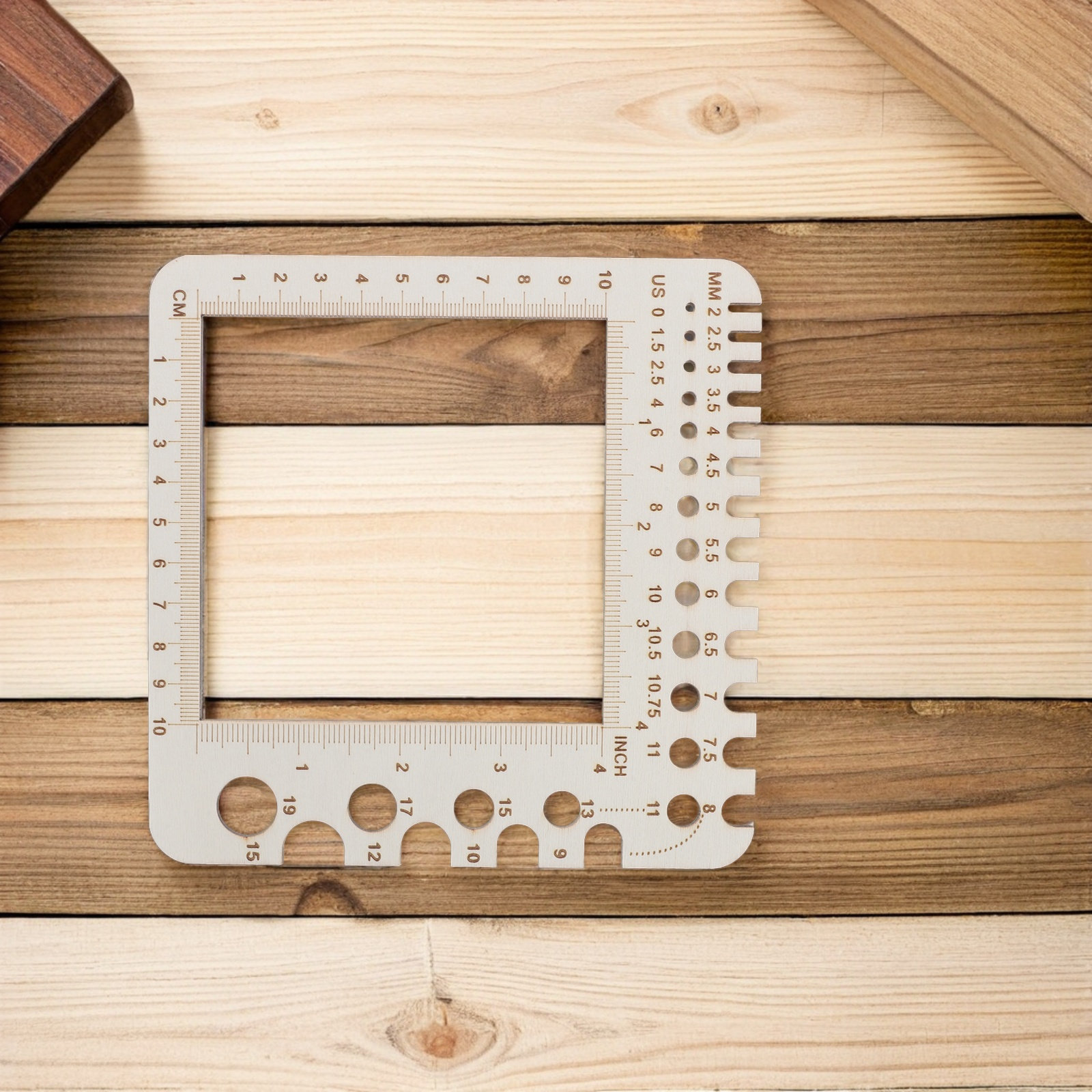2 قطعة من مساطر قياس الحياكة ا - مراجعة Sewing Gauge Ruler وسعره