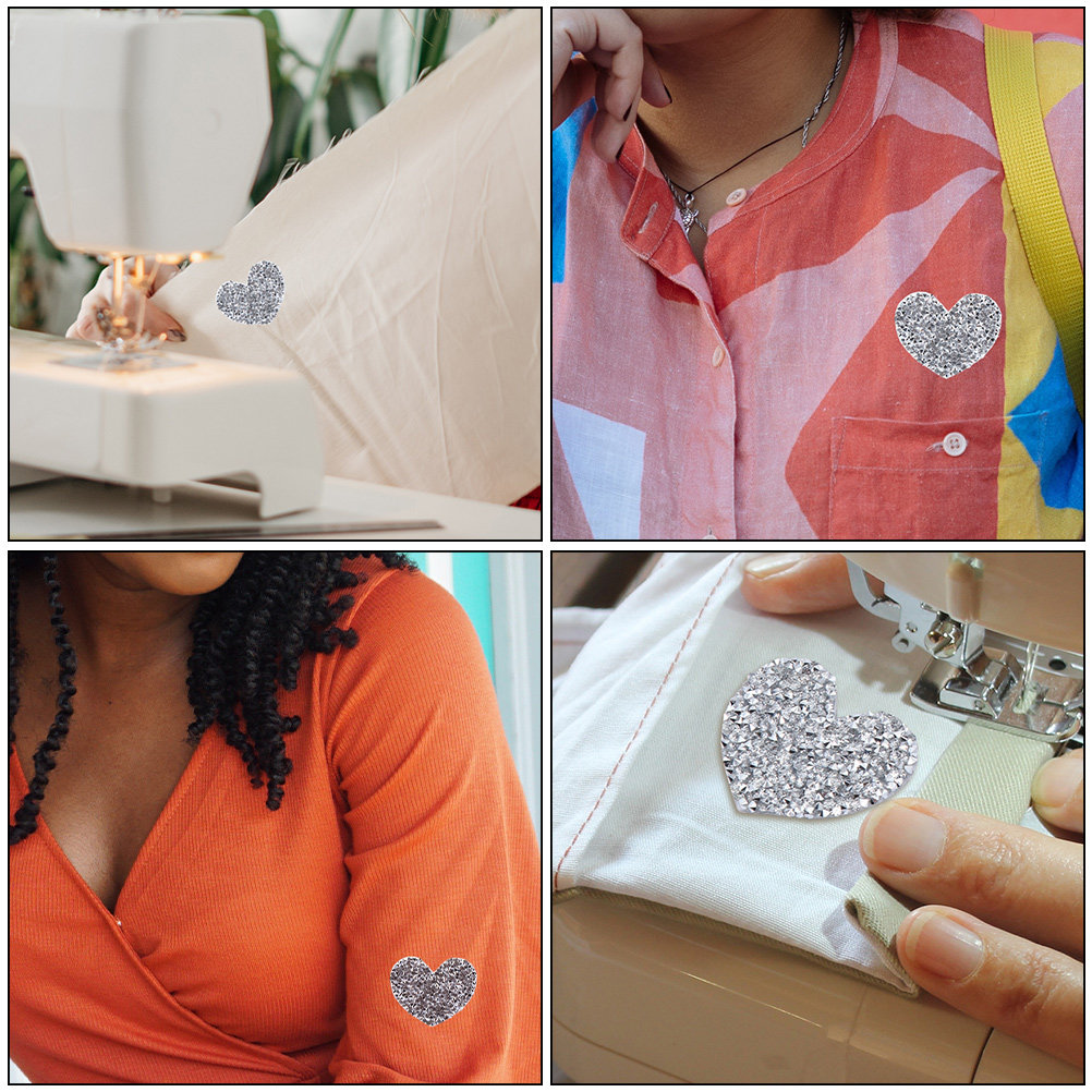 10 قطع من الرقع المطرزة على شك - مراجعة Sewing Recycling وسعره