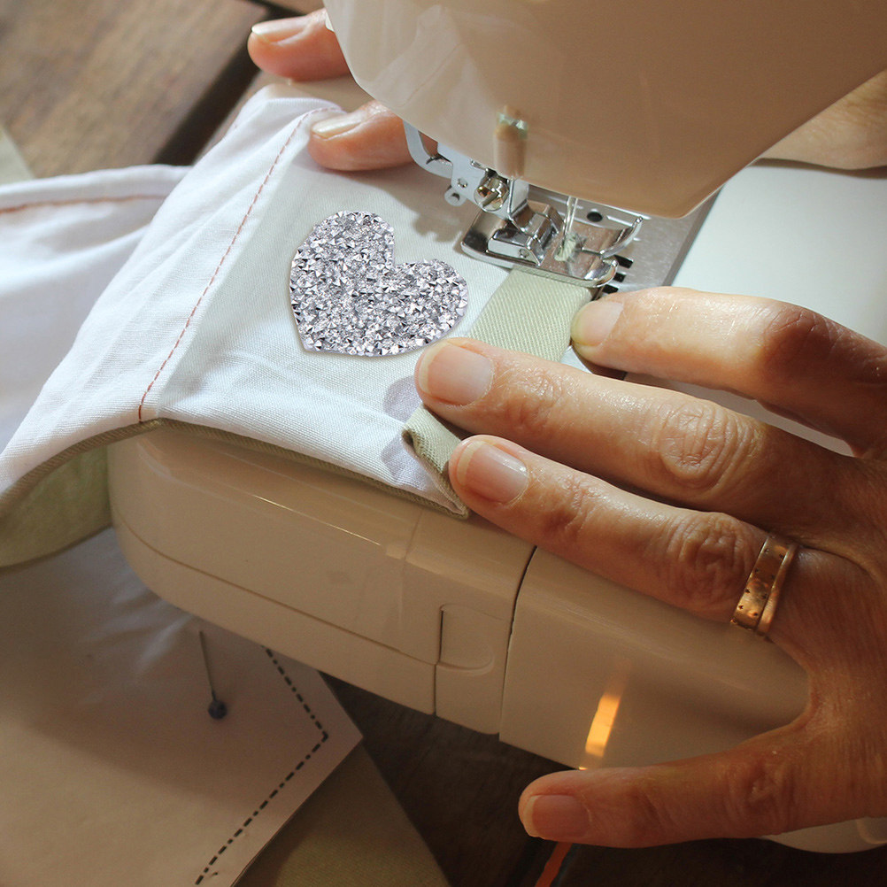 10 قطع من الرقع المطرزة على شك - مراجعة Sewing Recycling وسعره