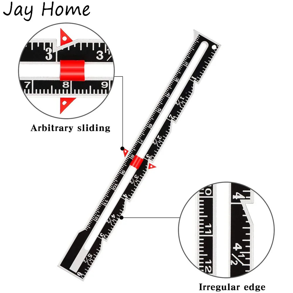 2/4 قطعة انزلاق مقياس الخياطة  - مراجعة Sewing Gauge Ruler وسعره