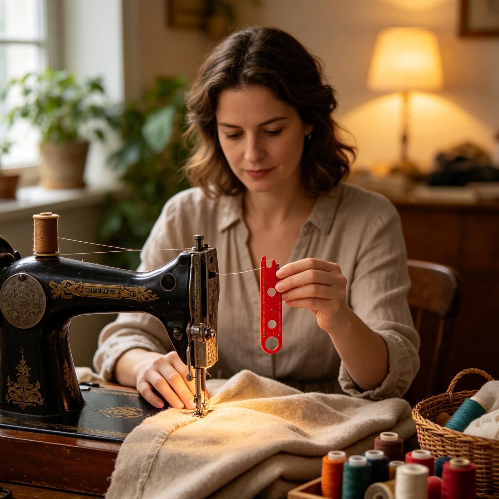 أداة تلقيم خيط ماكينة الخياطة  - مراجعة Sewing Art وسعره