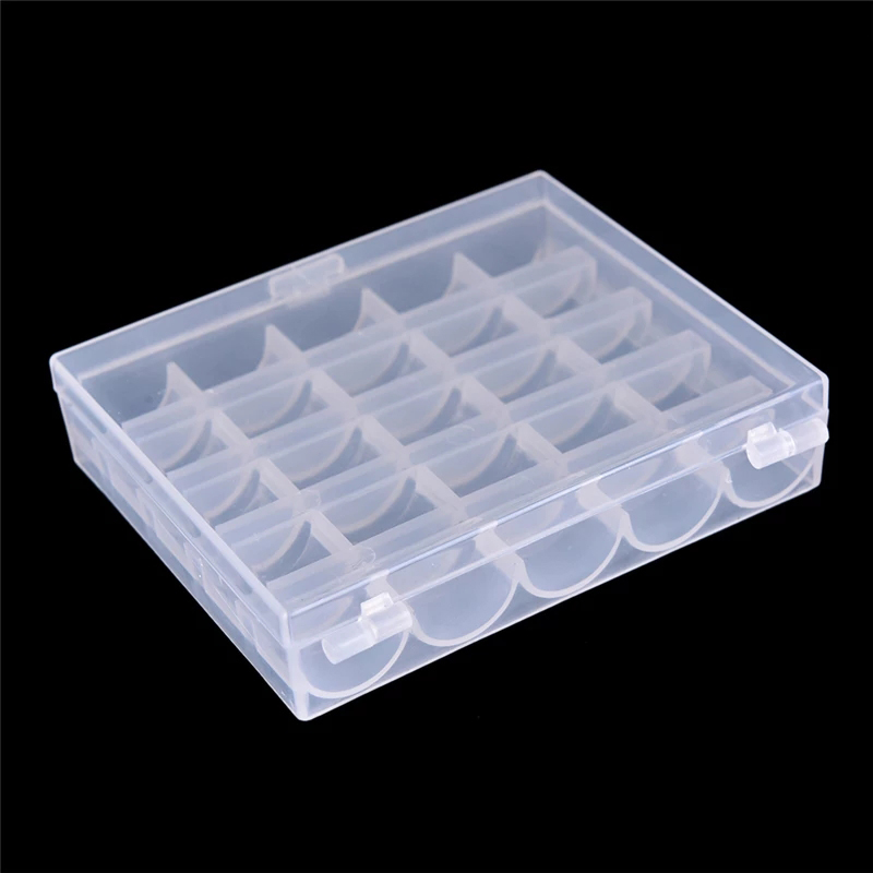 25 بكرة بكرة فارغة منظم صندوق  - مراجعة Bobbin Organizer Box وسعره