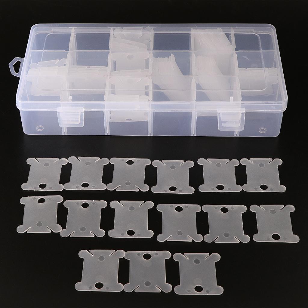 صندوق منظم بكرات الخيط مع 100  - مراجعة Bobbin Organizer Box وسعره