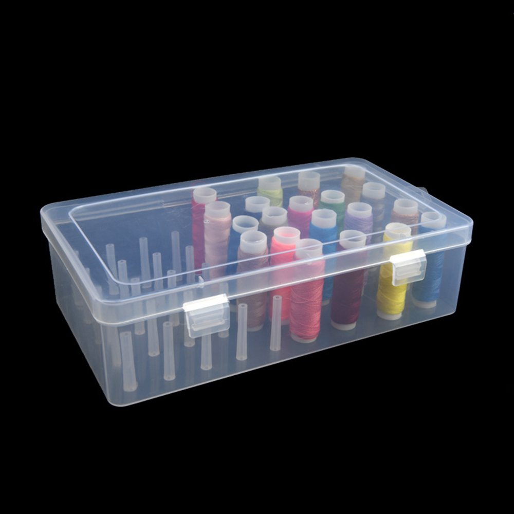 جديد الخياطة الموضوع صندوق 42  - مراجعة Bobbin Organizer Box وسعره