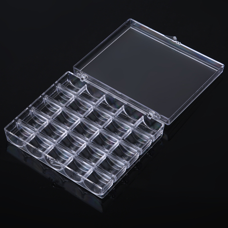 صندوق تخزين بلاستيكي لـ 25 بكر - مراجعة Bobbin Organizer Box وسعره