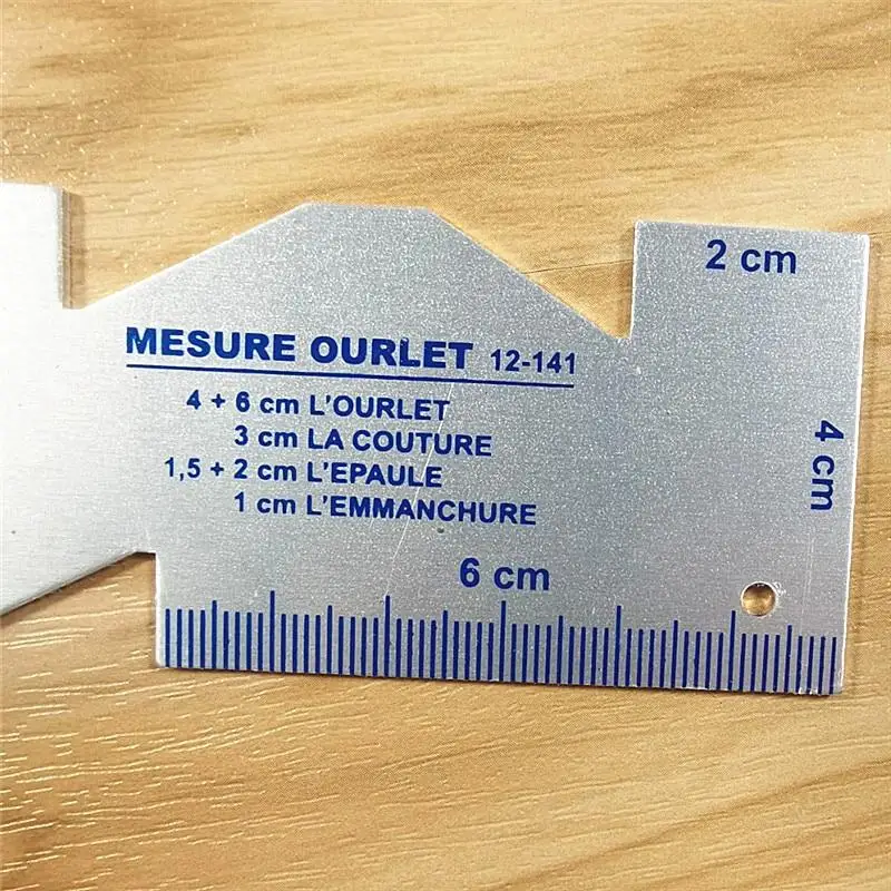 علامة قماش خياط الطباشير والمع - مراجعة Sewing Gauge Ruler وسعره
