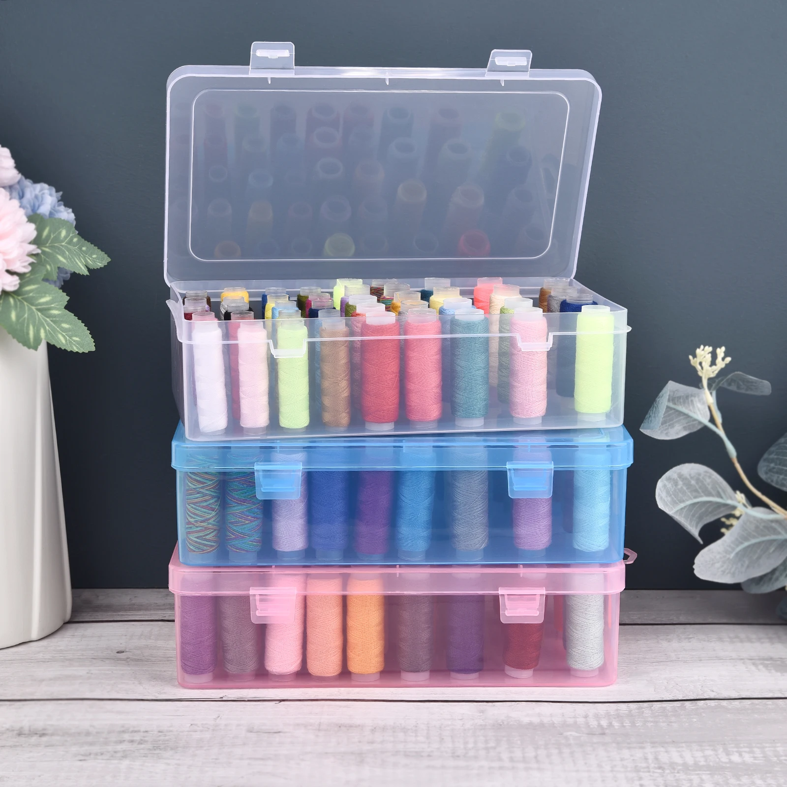جديد 24 شبكة بكرة المنظم/42 مح - مراجعة Bobbin Organizer Box وسعره