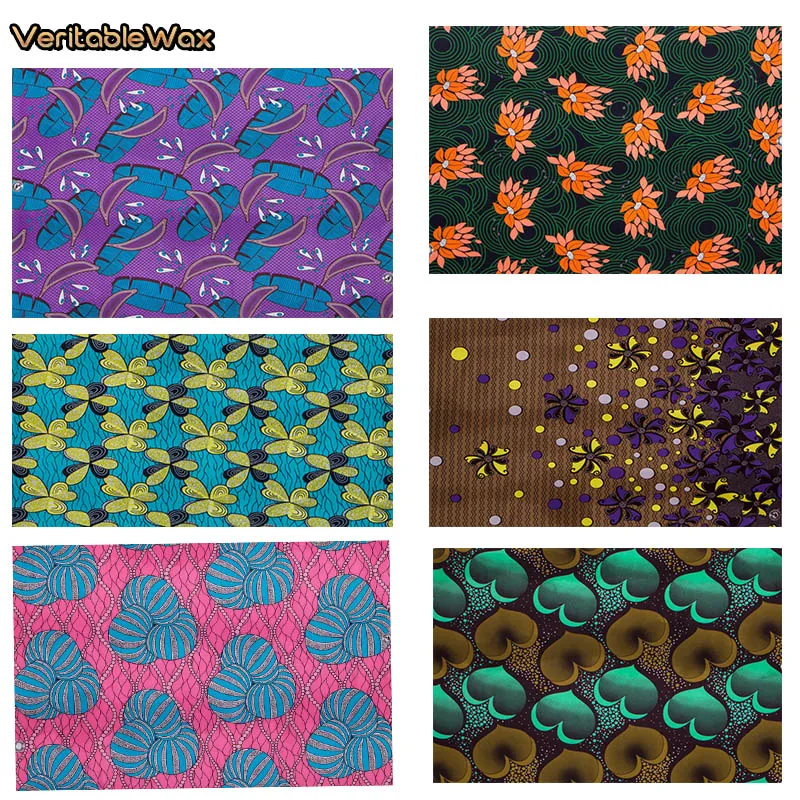 أفريقيا النيجيري يطبع الباتيك  - مراجعة Sewing Batik Fabric وسعره