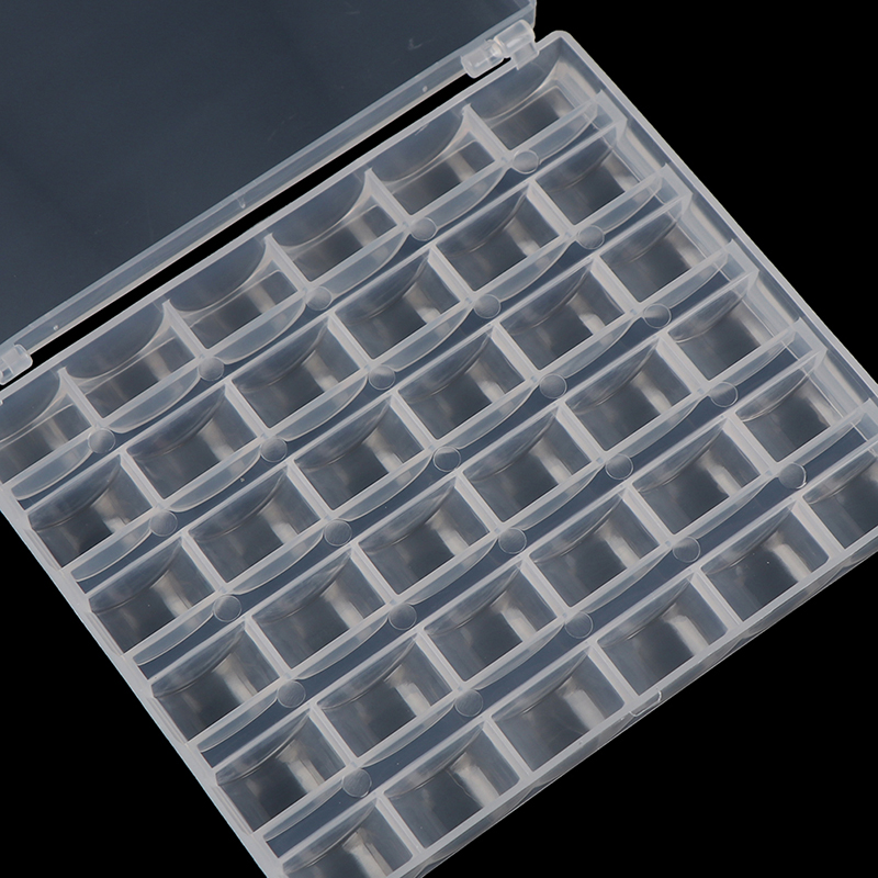 1 قطعة 36 بكرات فارغة البكرات  - مراجعة Bobbin Organizer Box وسعره