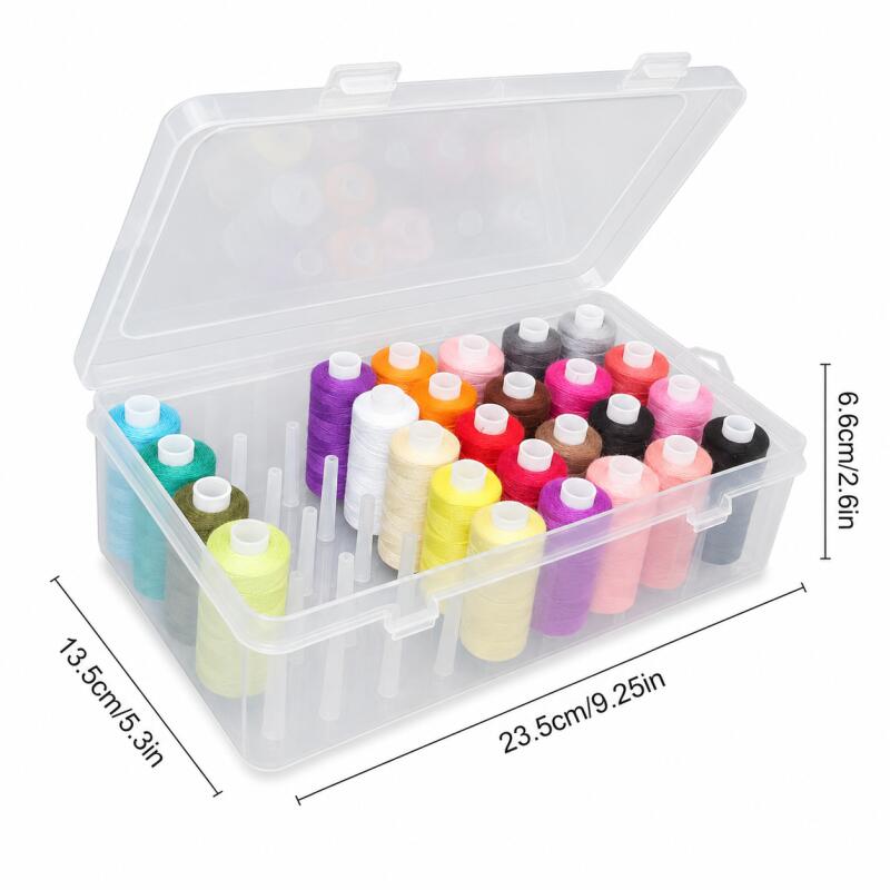 صندوق تخزين خيوط الخياطة، حافظ - مراجعة Bobbin Organizer Box وسعره