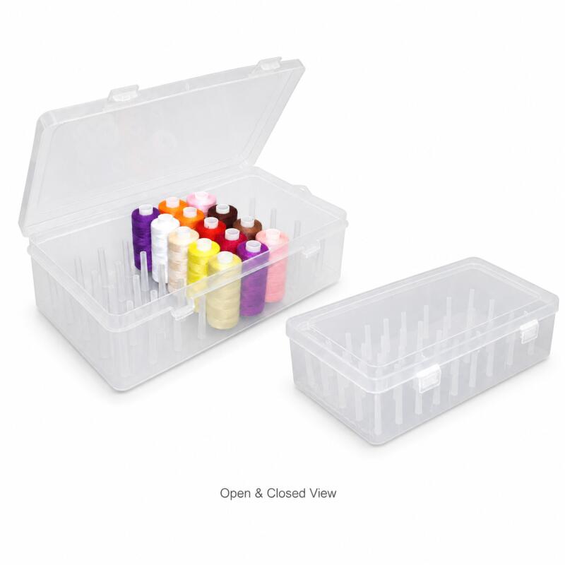 صندوق تخزين خيوط الخياطة، حافظ - مراجعة Bobbin Organizer Box وسعره