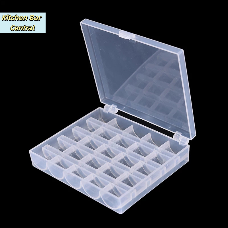 【25 بكرة خيط فارغة، صندوق بلاس - مراجعة Bobbin Organizer Box وسعره
