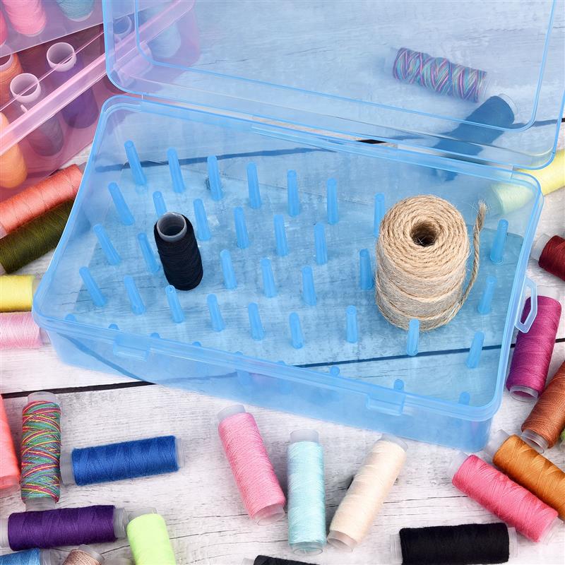 صندوق تخزين خيوط الخياطة ، بكر - مراجعة Bobbin Organizer Box وسعره